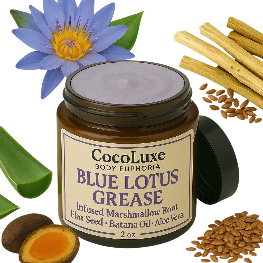 Blue Lotus Hair Grease | Herbal Batana Oil Growth Cream