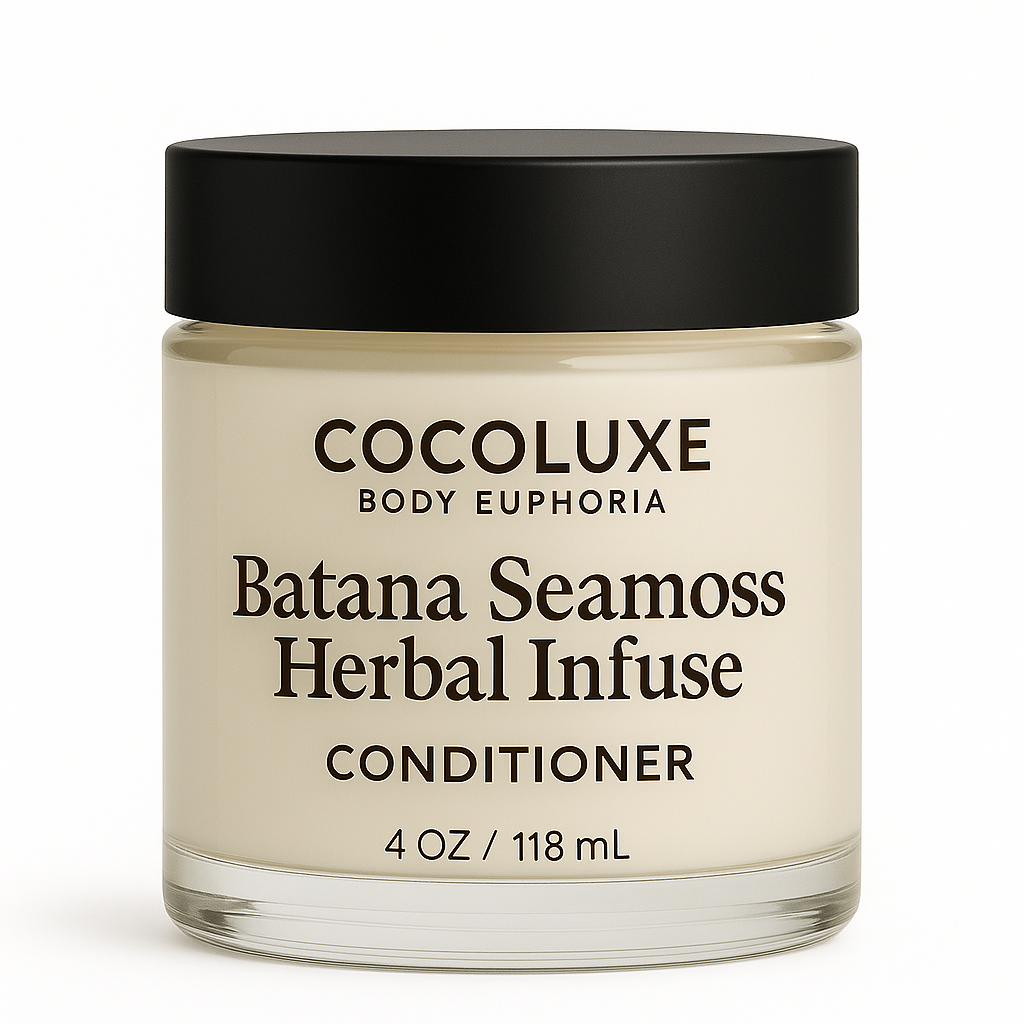 Batana & Marshmallow Root Sea Moss Conditioner Cream | Herbal Hair Growth & Moisture Repair