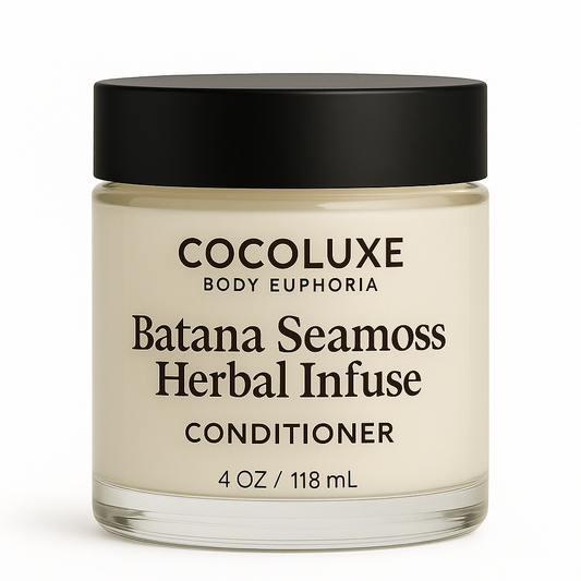 Batana & Marshmallow Root Sea Moss Conditioner Cream | Herbal Hair Growth & Moisture Repair