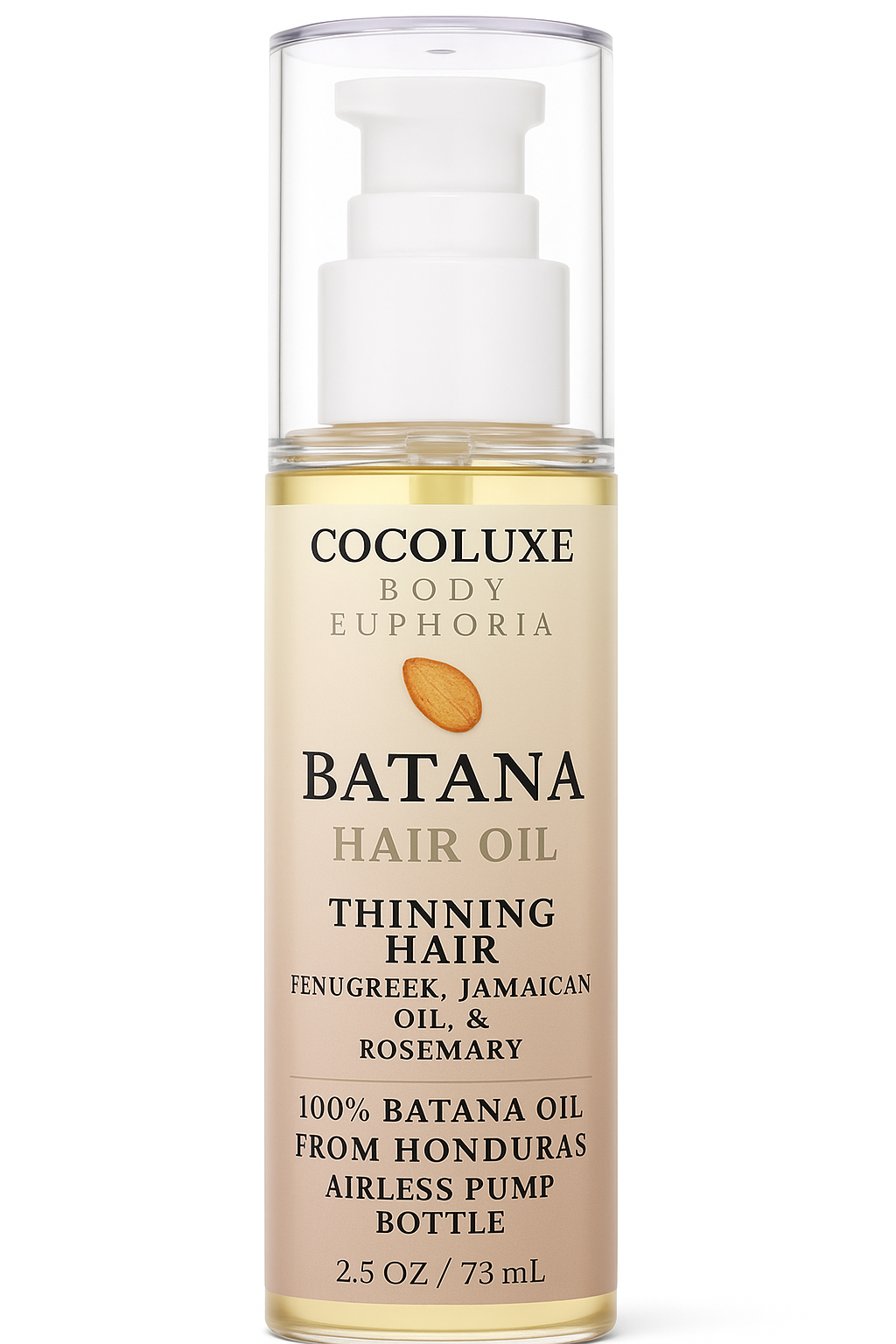Batana Hair Oil for Thinning Hair - Fenugreek Jamaican Oil & Rosemary