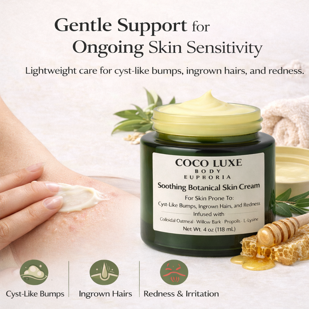 HS Cream Relief Cream Soothing Skin Cream for Bumps & Redness with Oatmeal, L-Lysine, Propolis & Allantoin