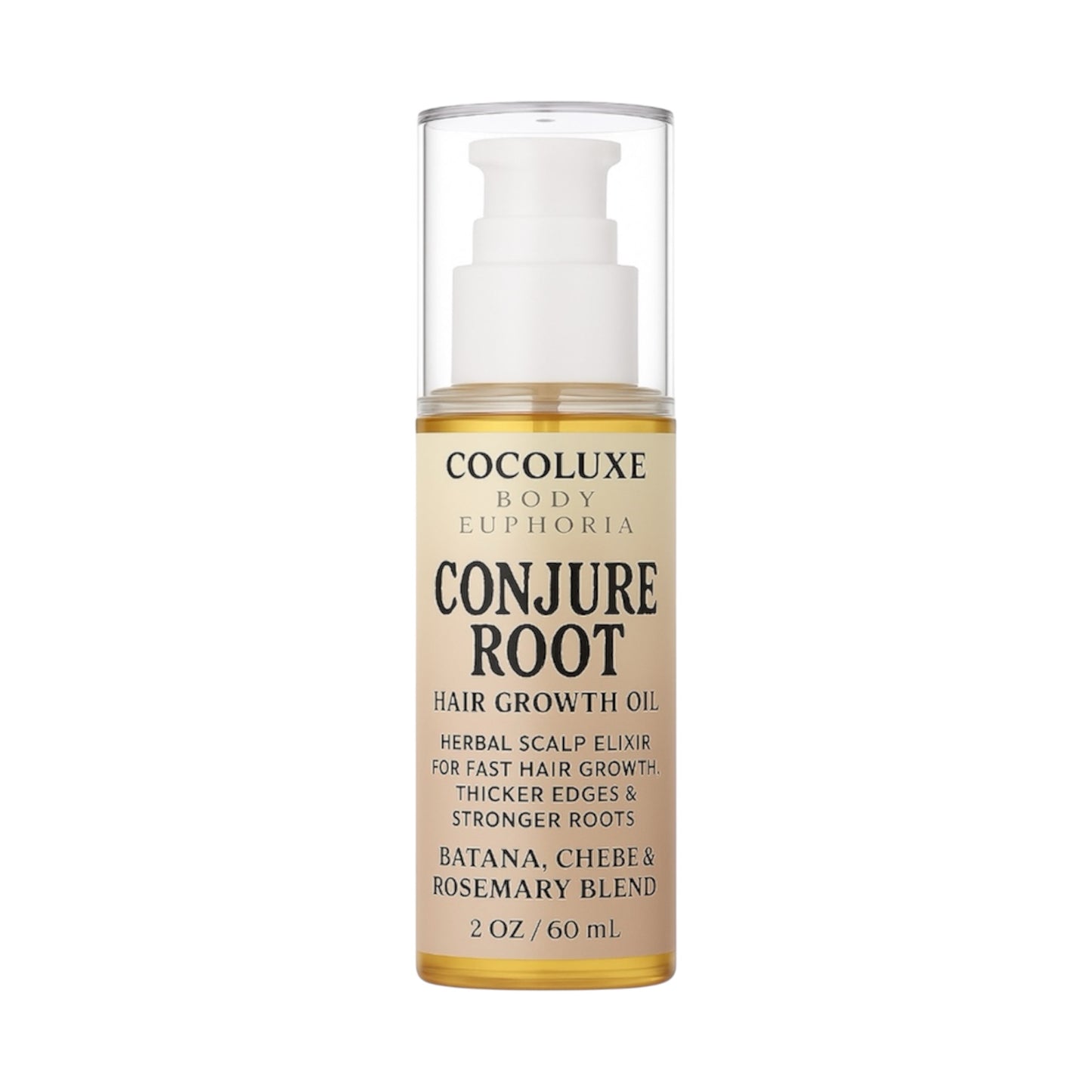 Conjure Root Hair Growth Oil – Herbal Scalp serum for Fast Hair Growth, Thicker Edges & Stronger Roots – Batana, Chebe & Rosemary Blend – CocoLuxe Body Euphoria Hair Oil for Thinning Hair - Fenugreek