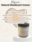 Cocoluxe body euphoria Magnesium Natural Deodorant Cream, Palo Santo & Smoke Oud Scent, 4 oz