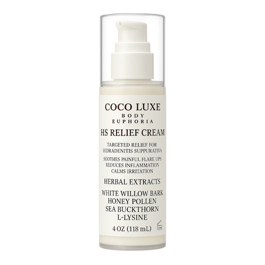 HS Cream Relief Cream, Hidradenitis Suppurativa, Natural Skin Soothing Formula with White Willow Bark, Calendula, Sea Buckthorn