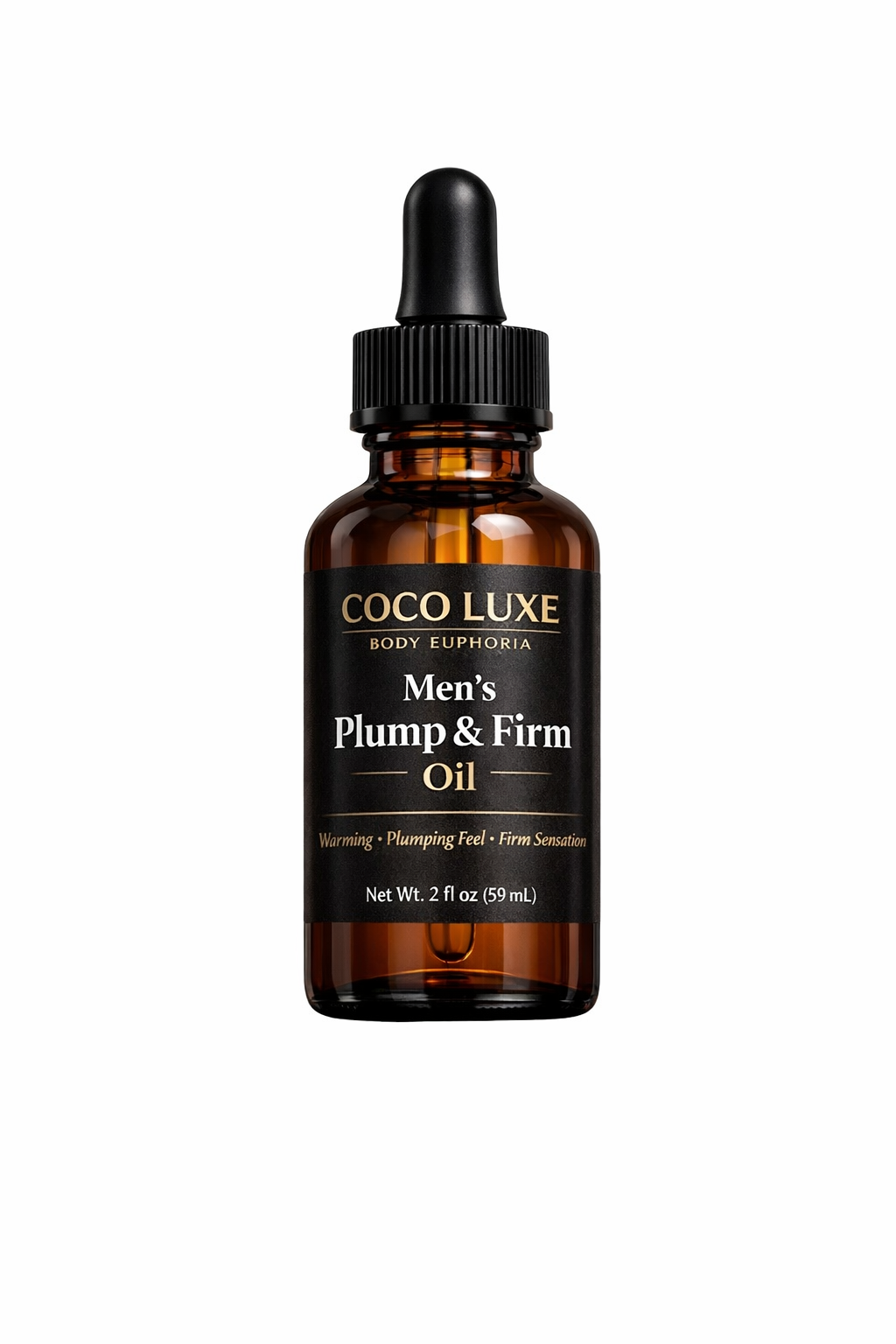 Men’s Plump & Firm Oil – Warming Botanical Grooming Oil for Men (2 fl oz)