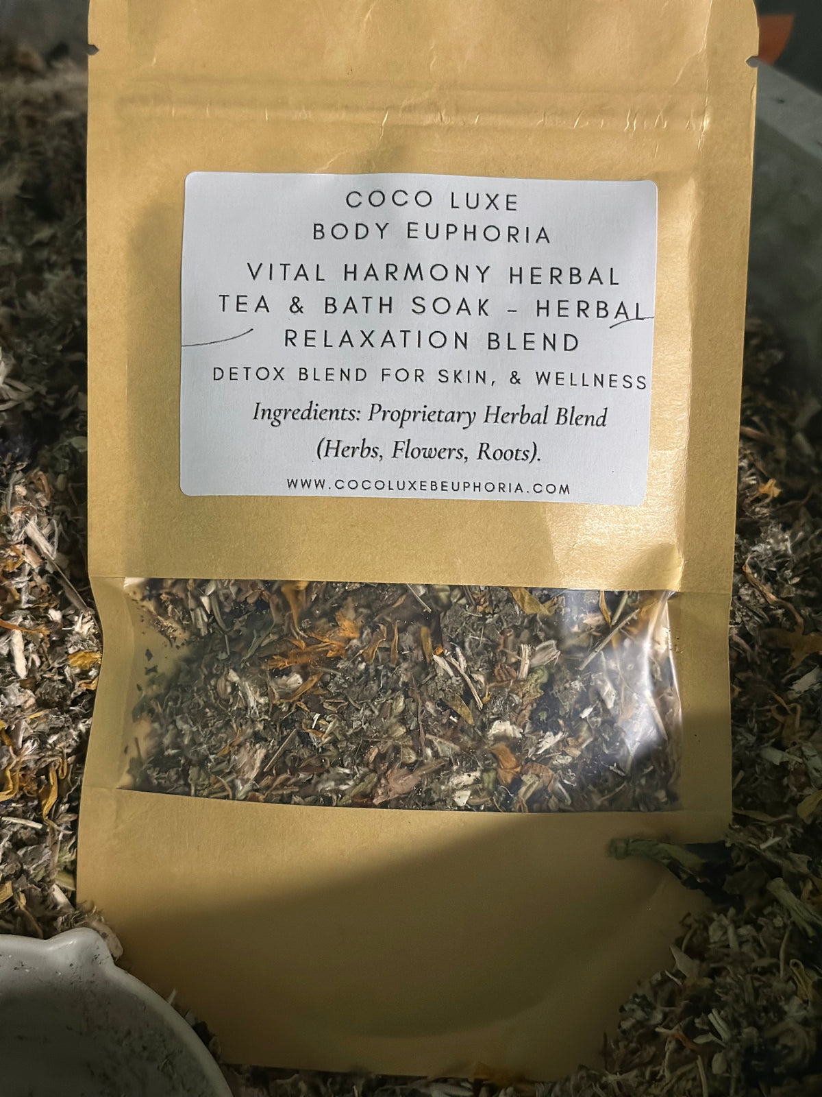 Herbal tea | Natural Detox & Anti-Inflammatory Blend Bath Tea Skin Balance