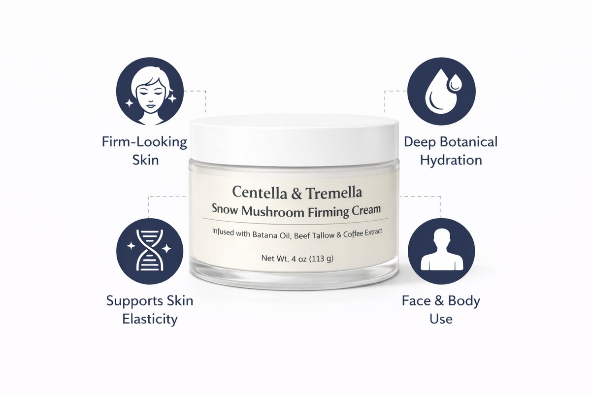 Hydration Skin Firming Body cream + Skin Firming & Toning Cream with Hyaluronic Acid,| Hydrating Collagen Peptides | Magnesium