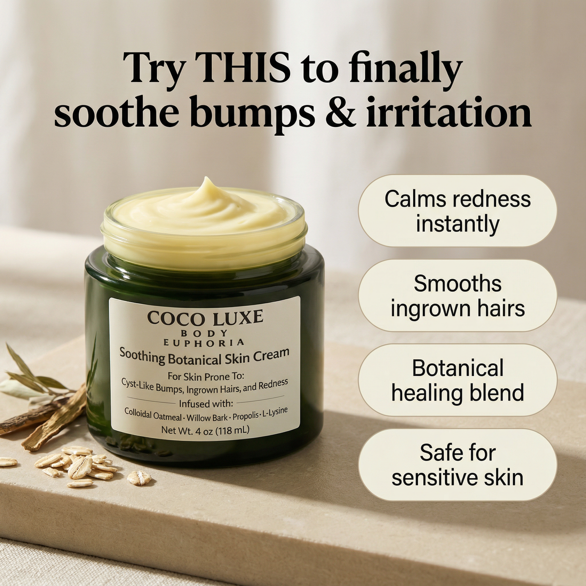 Ingrown Hair and Boil Relief Cream