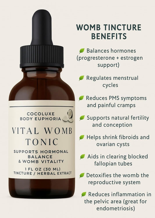 Vital Womb Tonic, Herbal Extract for Hormonal Balance, 1 Fl Oz